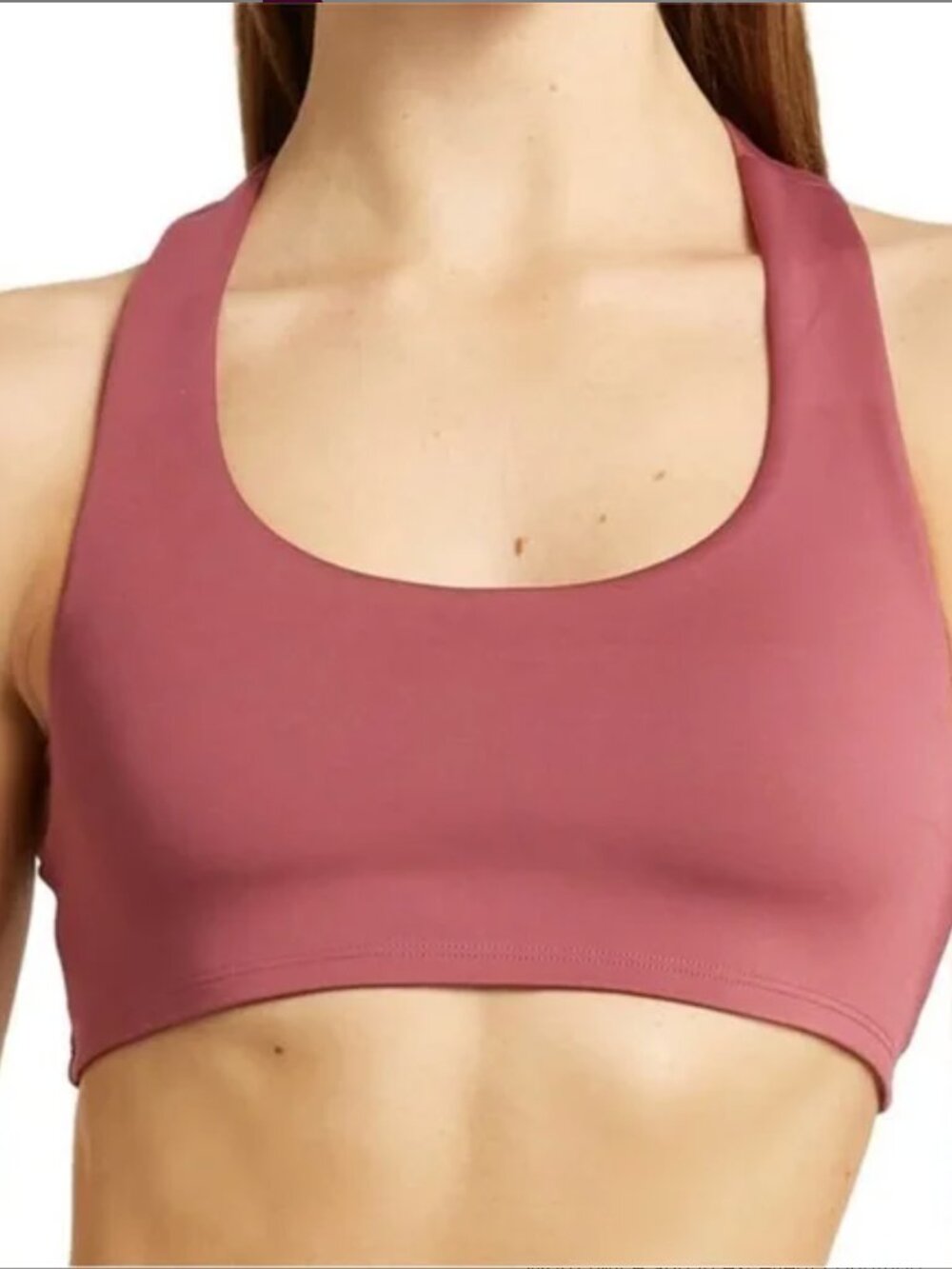 NWT - ALO Yoga - Airlift Advantage Racerback Bra - Color: Mars Clay - Size: M